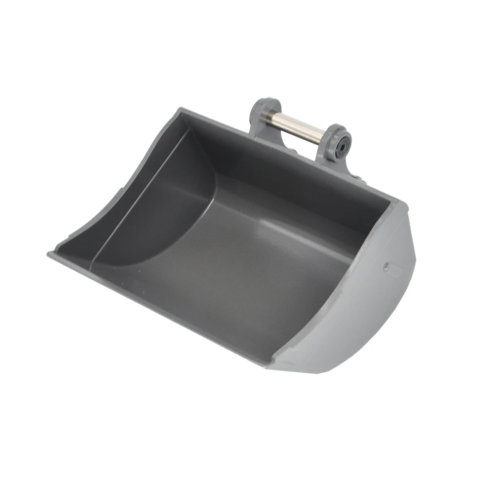 Double E EC160E S011-001 Metal Bucket Without Teeth For 1/14 RC E010 E111 Excavator 100mm Wide Bucket