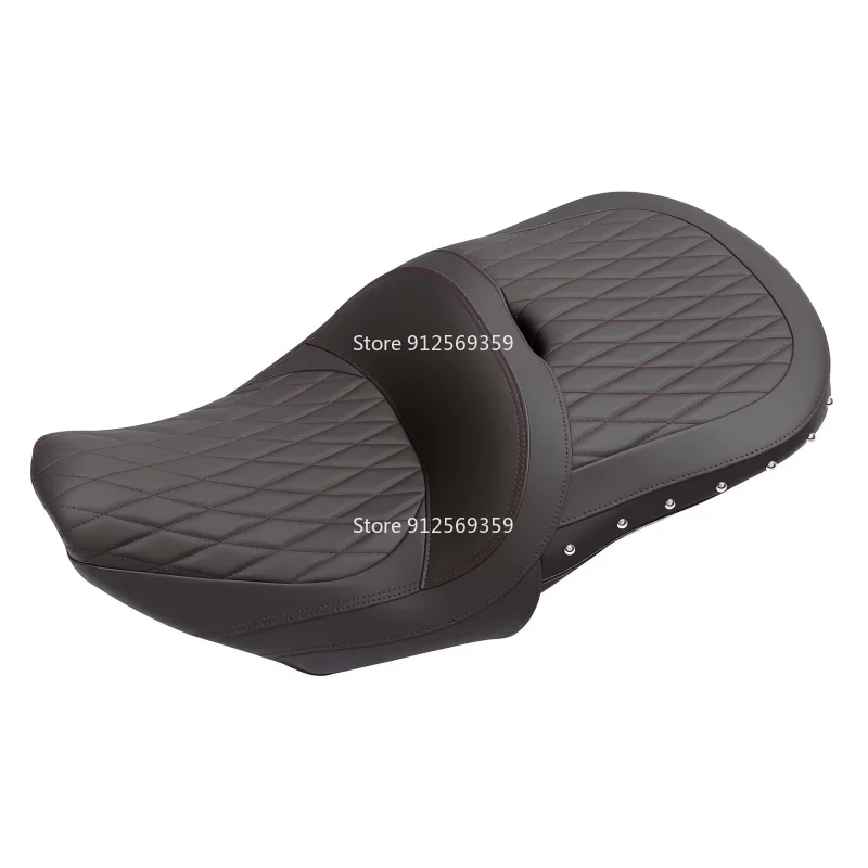 For Indian Springfield Dark Horse Chief Roadmaster Double One-Piece Seat Cushions 14-24 Passenger Backrest Comfort Upgrade