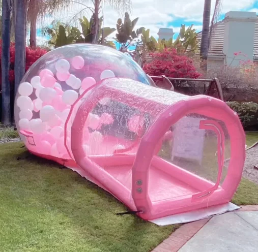 

Kids Birthday Party Balloons Fun House Giant clear Crystal Igloo Inflatable Dome Marquee Transparent Inflatable Bubble Tent
