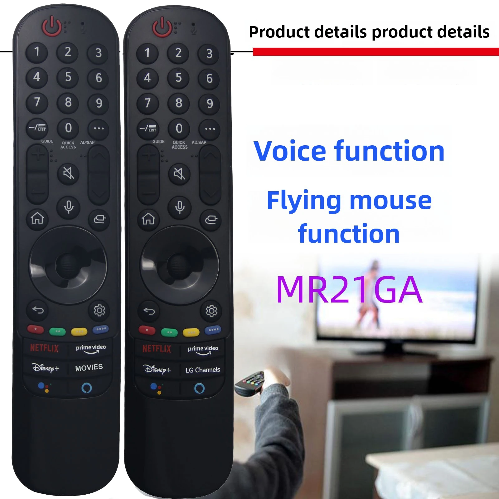 Universal New MR21GA MR21GC for All 4K UHD OLED Smart TV With Voice Magic Remote Control 43NANO75 55UP75006LF OLED55A1RLA MR21GC