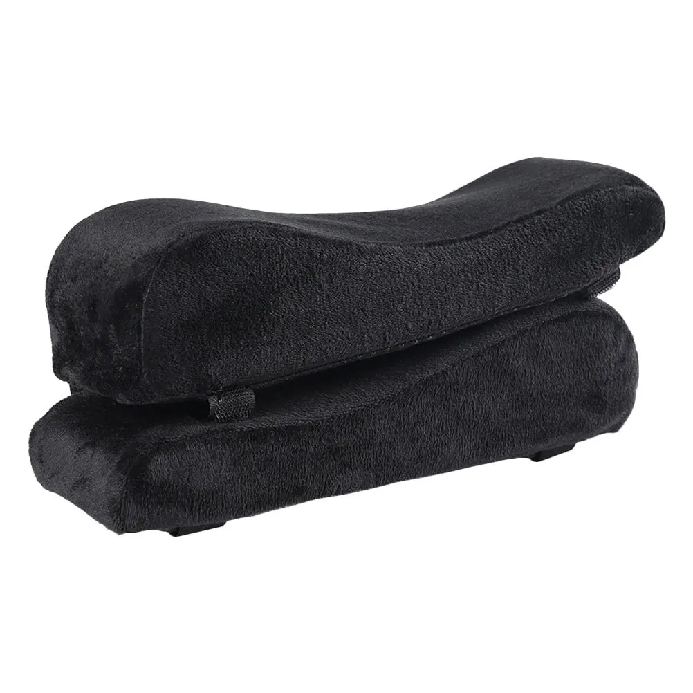 

2Pcs Memory Foam Armrest Cushion Breathable PU Polyester Arm Support Pads for Office Chairs Comfortable Wear-Resistant Household