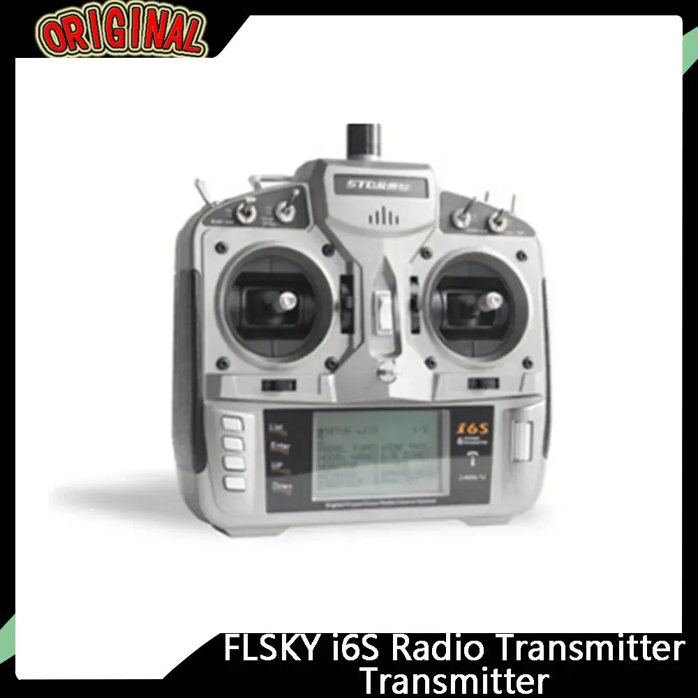 

6-канальный передатчик Flysky FS-i6S 2,4 ГГц — протокол DSM2, память 10 моделей, полный диапазон для дрона, радиоуправляемых самолетов и вертолетов