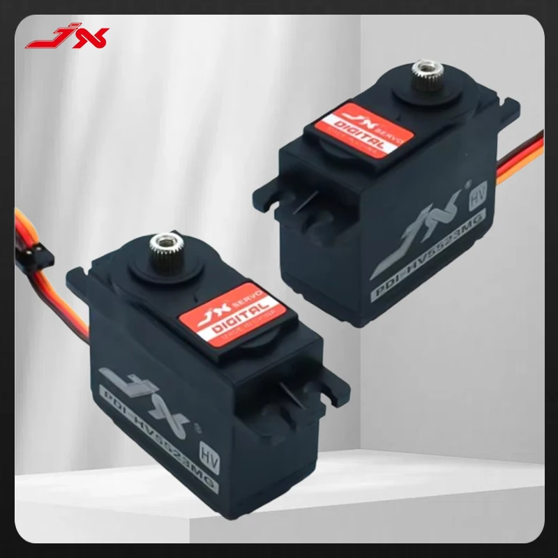 

Сервопривод JX PDI-HV5523MG 23 кг 8,4 В 0,16 сек Стандартный сервопривод с металлической шестерней для 1:8 1:10 RC автомобиля Робот Самолет PDI-6225MG-300 Обновление HV