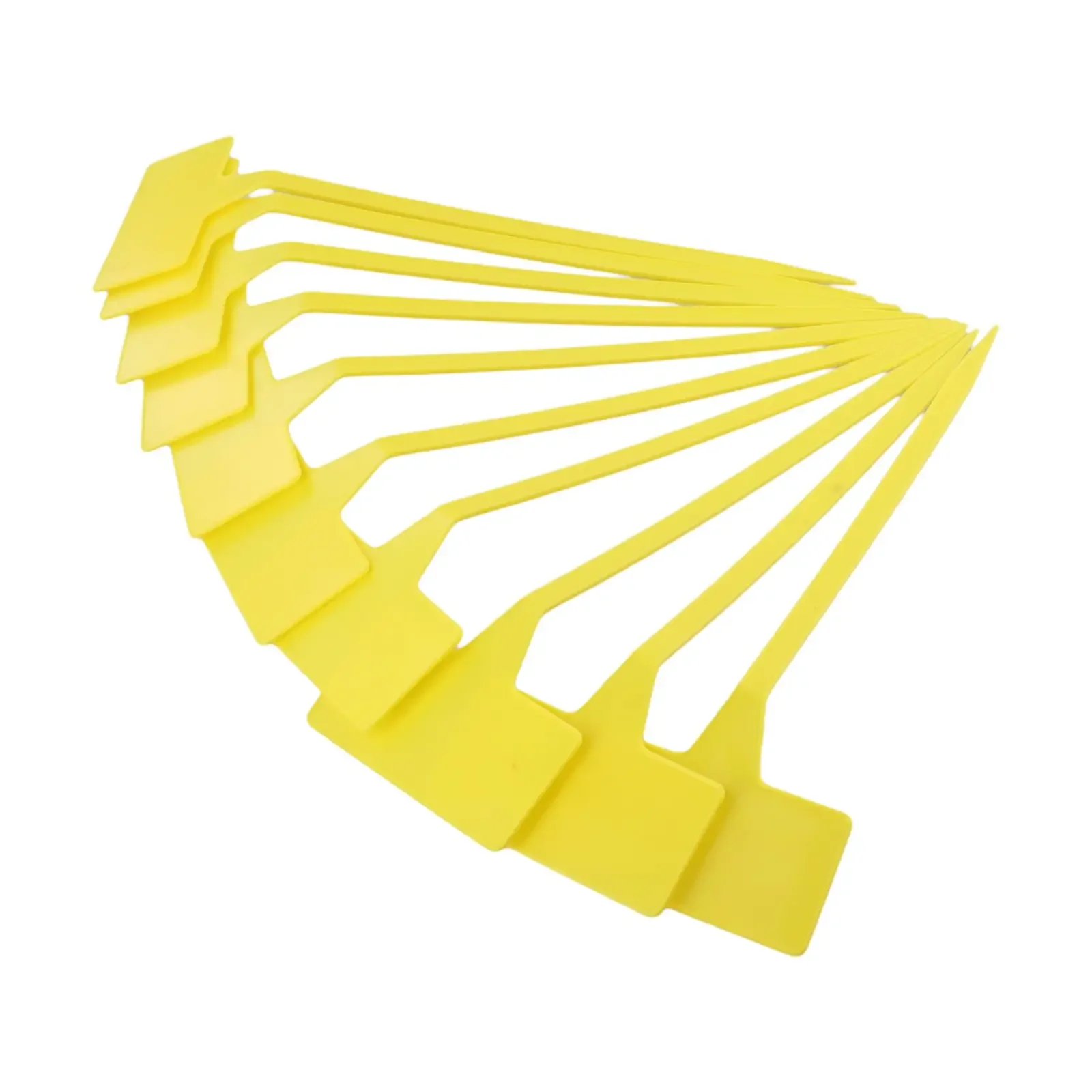 Home Plant Labels Markers Nursery Plastic Stake T-type Tools Yard Garden Plant Tags DIY Upturned New 10Pcs/Set