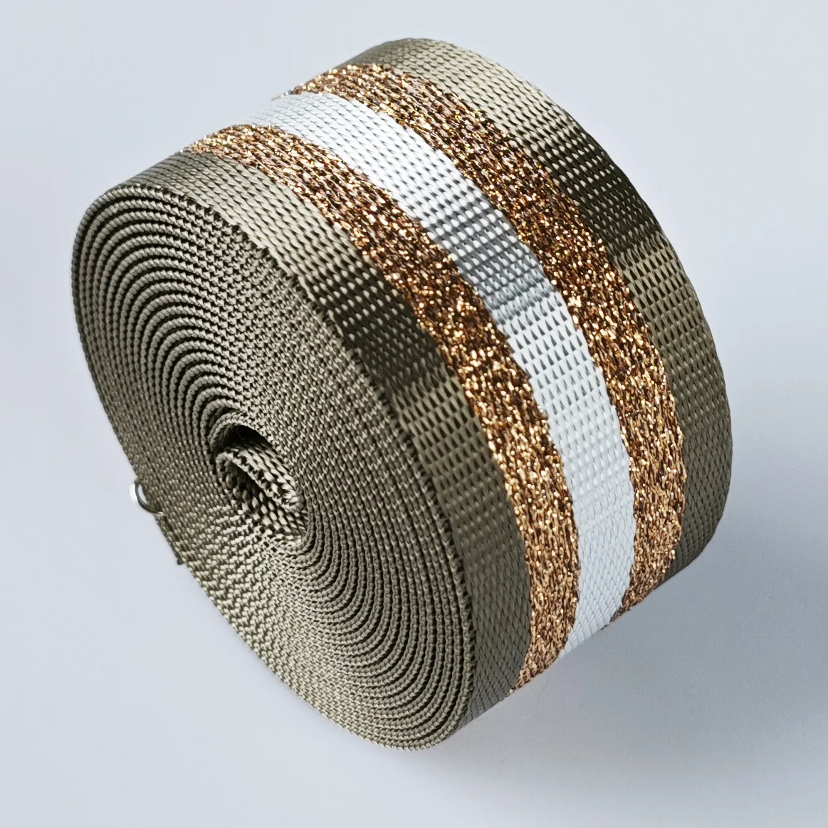 3 Yard 1,5 inch/3,80 cm Lurex Strip Jacquard Nylon Webbing Band voor Handtas DIY knutselen