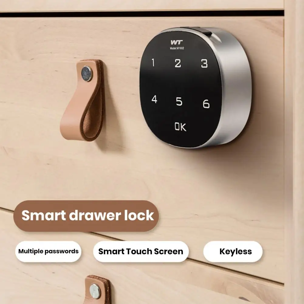 

Drawer Lock Secure Cabinets with This Easy-to-install Digital Code Lock Zinc Alloy Combination Electronic for Battery-powered