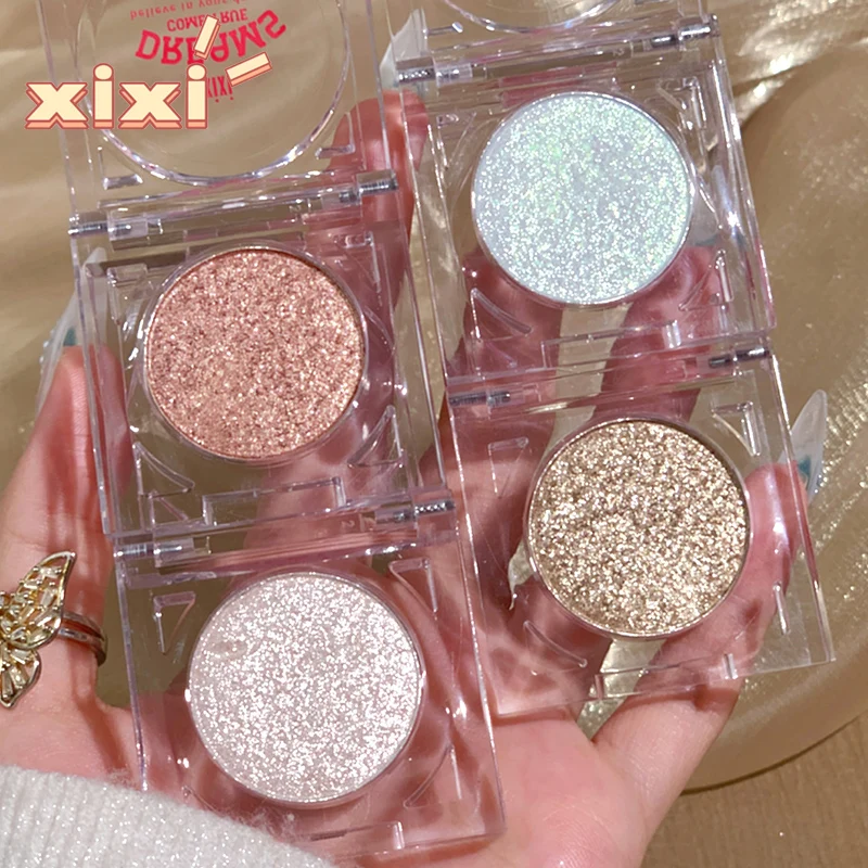 Diamond Shimmer Eyeshadow Gorgeous Gorgeous Glitter Eye Shadow Earth Tones Long Lasting Waterproof Shiny Pearlescent Eyes Makeup