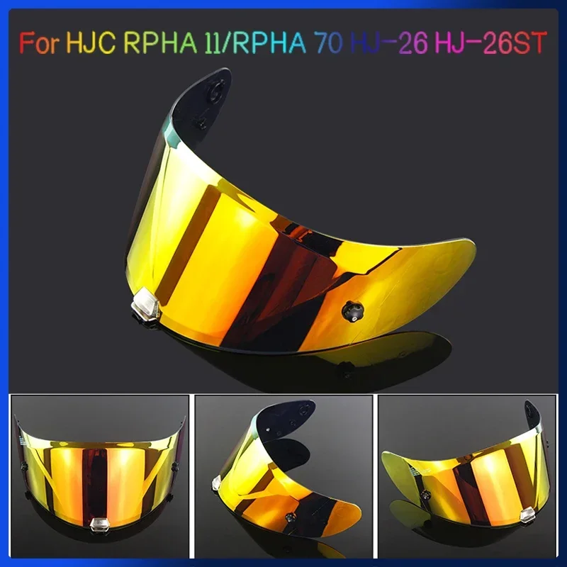 HJ-26 Motorcycle Helmet Visor Lens For HJC RPHA 11 RPHA 70 HJ-26 HJ-26ST Anti-UV Anti-Scratch Dustproof Wind Shield Moto Parts