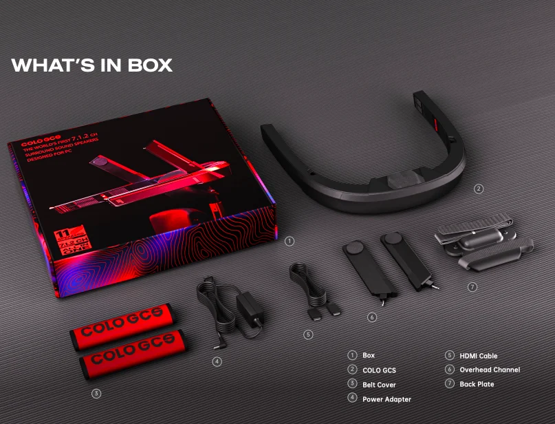 ملحقات COLO GCS الرياضية الإلكترونية وحدة تحكم ألعاب الكمبيوتر ومكبر الصوت الإلكتروني لتجربة الألعاب المثالية #6