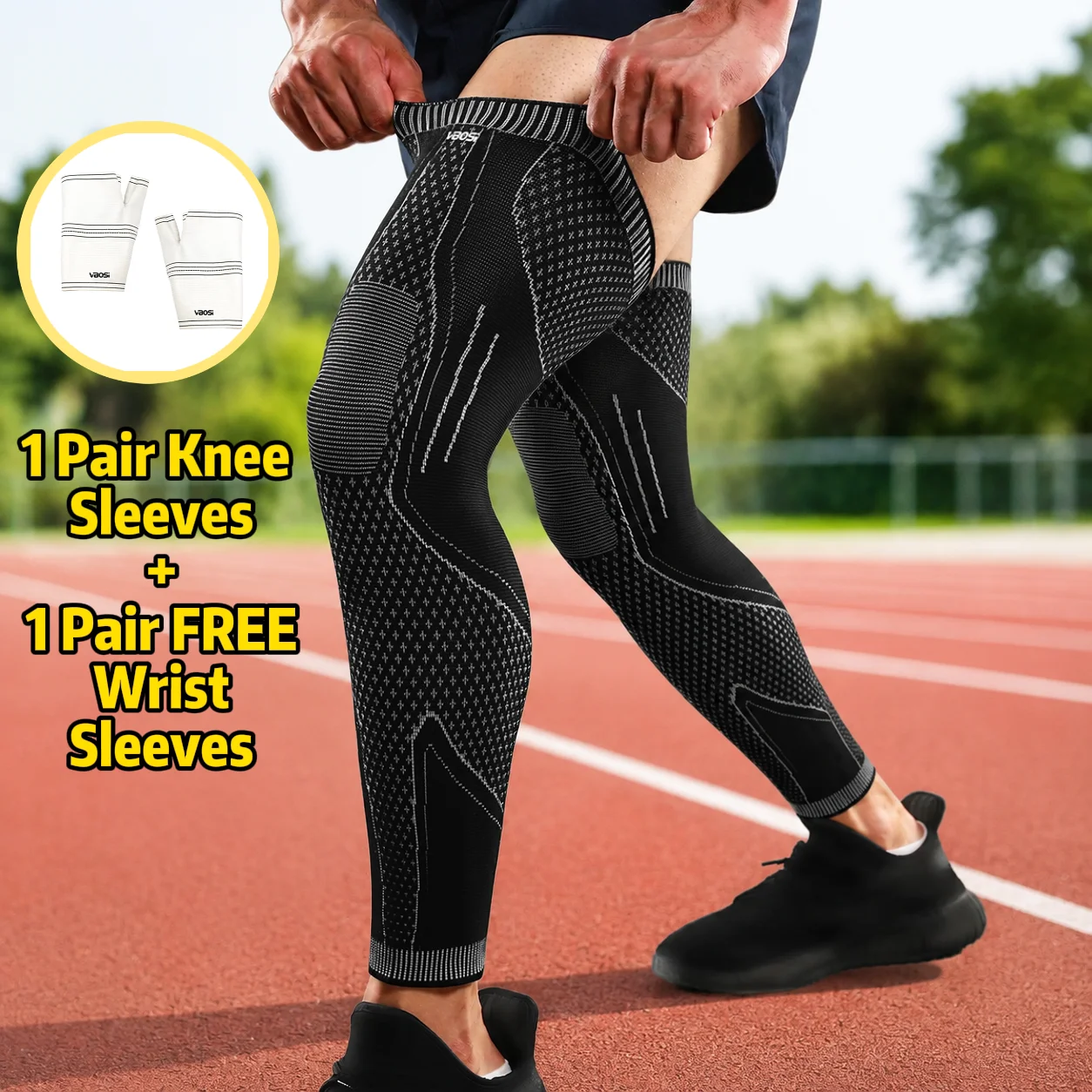 Running Gear Long Sleeve - Conjunto de Suporte Esportivo VBOSI, 1