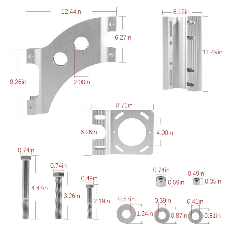 1810340 Talon Boat Holder Install Side-Mounted Jack Plate Shallow-Water ‎Anchor Adapter Bracket for Port or Starboard Mounting