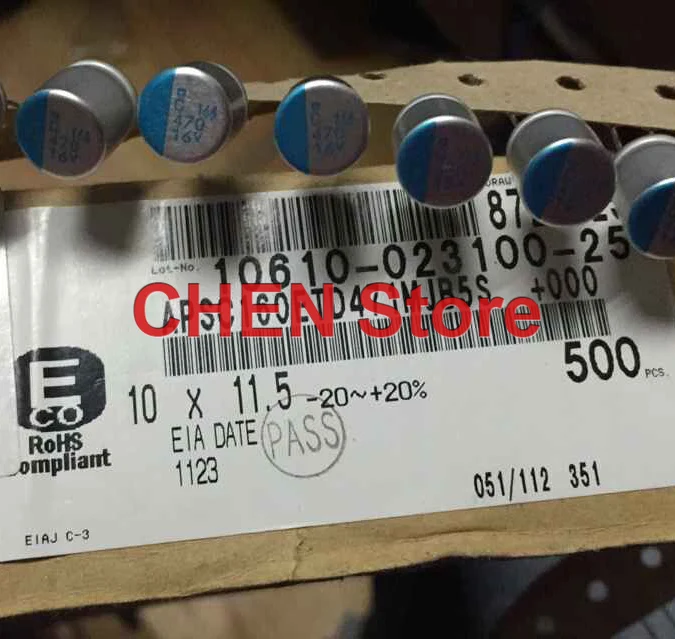 

50PCS NIPPON PSC 16V470UF 10X11.5MM Motherboard Solid Polymer Capacitor psc 470UF 16V CHEMI-CON free shipping