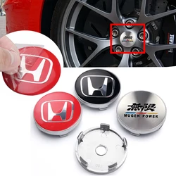 56/60 MM Auto Rad Center Hub Cap Aufkleber Reifen Felge Abdeckung Auto Zubehör Für Honda CITY CIVIC Mugen INSPIRE Typ R Typ S Si RR