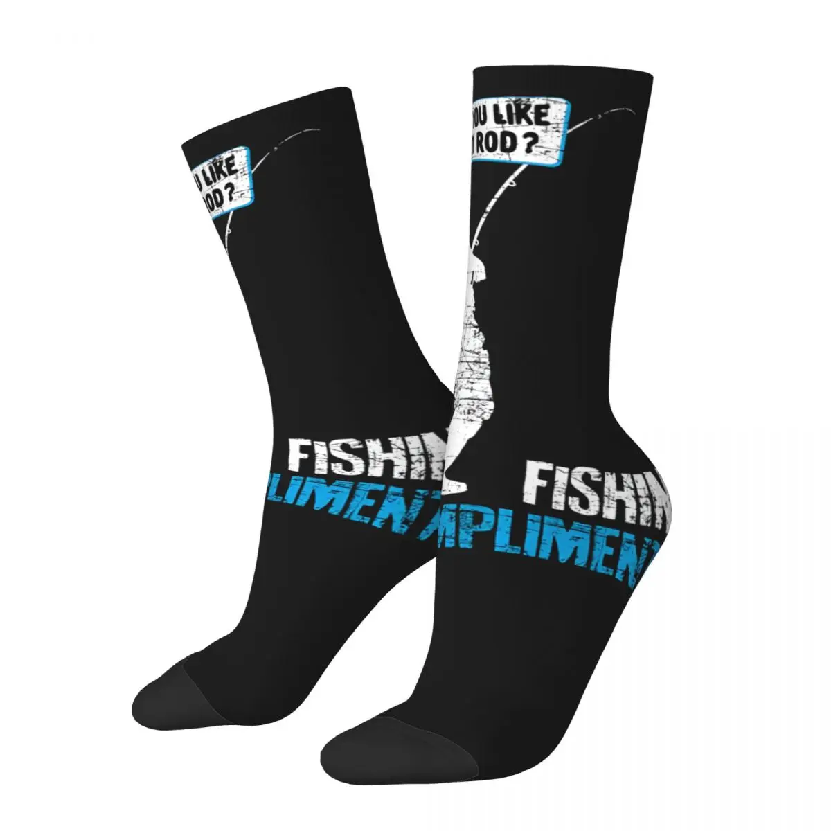 Crazy compression Unbelievable Sock for Men Harajuku Jeremy Wade Quality Pattern Crew Sock Novelty