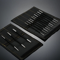 10pcs/set Wood Handle Wood Carving Chisel Tools Set Cutter Wood Carving Knife Set Woodworking Engraving carving Hand Tool Kit