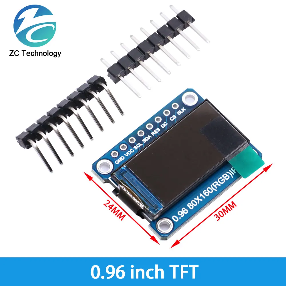 Display 0.96 1.3 1.44 1.8 inch IPS 7P SPI HD 65K Full Color LCD Module ST7735 / ST7789 Drive IC 80*160 240*240 (Not OLED)