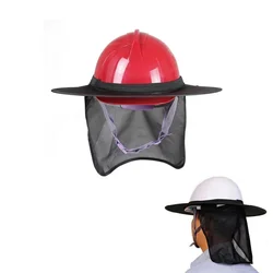 Sombrero duro reflectante de seguridad para construcción, casco de protección para el cuello, parasol, Kit de rayas reflectantes, protección solar de verano, previene quemaduras solares