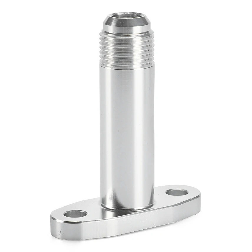 10AN Turbo Drain Fitting Extended Turbo Oil Drain Adapter Outlet Fitting For T3/T4 Turbochargers Flange