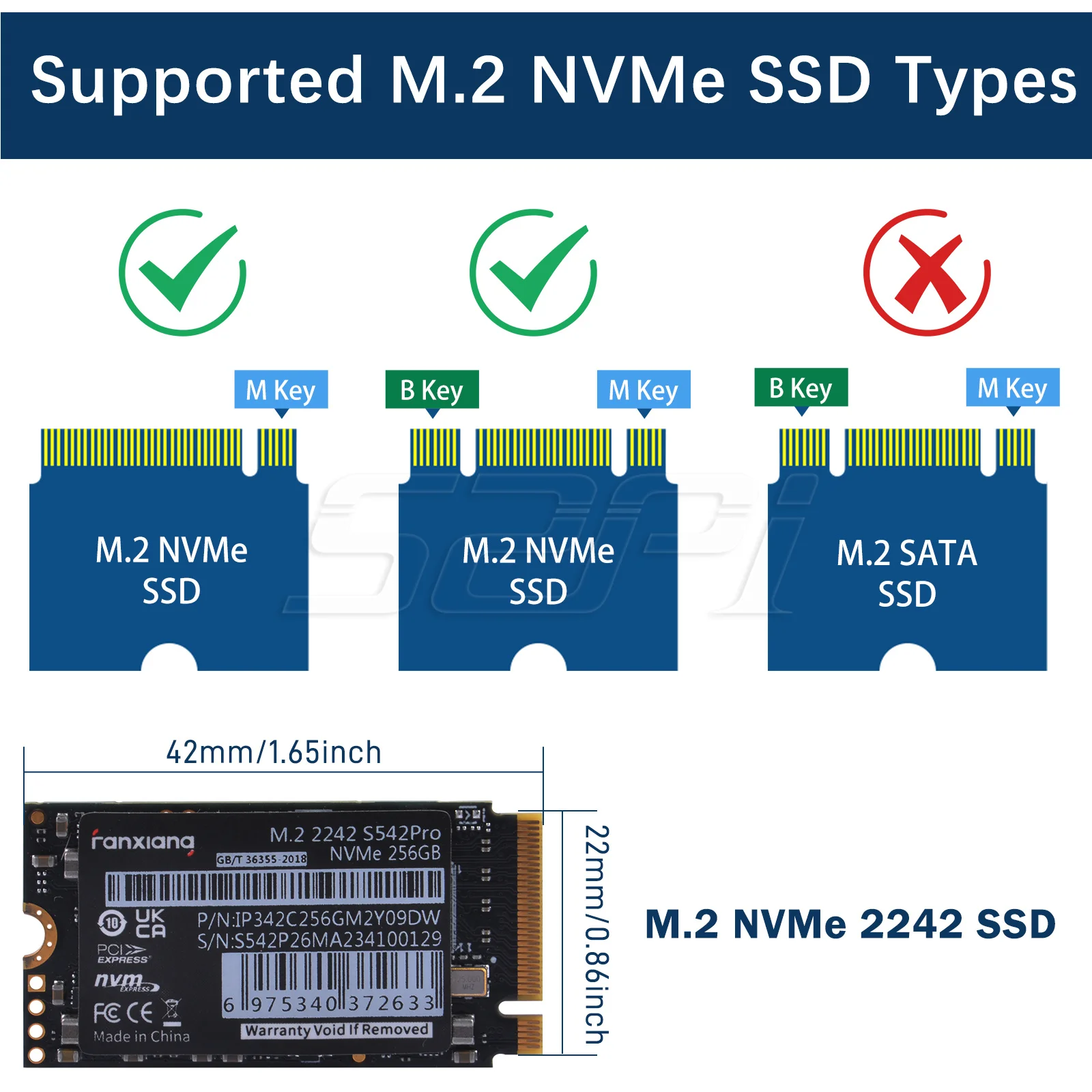 Imagem -03 - Placa Adaptadora de Extensão Nvme Hat Raspberry pi com Asm1182e 52pi 2242 Duplo 52pi