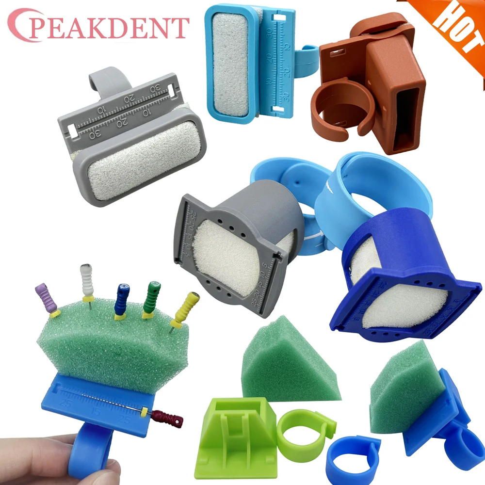 

1 Set Dental Endo File Holder With Sponge Endodontic File Washing Box Blocks Endo Measuring Block Files Drill Stand Holder Ruler