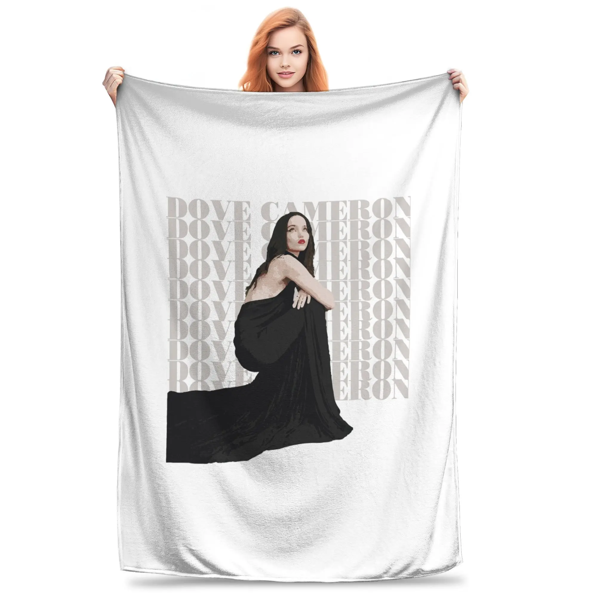 

Одеяло Dove Cameron, дышащее фланелевое одеяло для дивана, постельное белье, офисные пледы, покрывало, одеяло