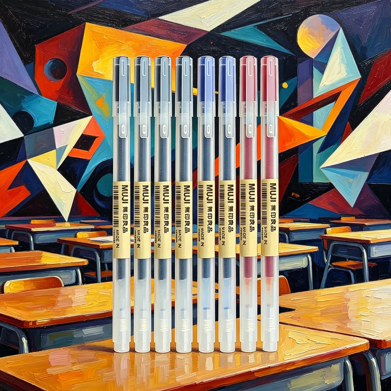 6/8 stuks MUJIs stijl gelpenne - Muji Stationery Gel Pen recensie en prijs