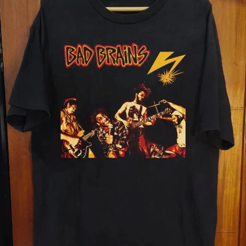 Bad Brains Lightning Bolt Guitar T-Shirt