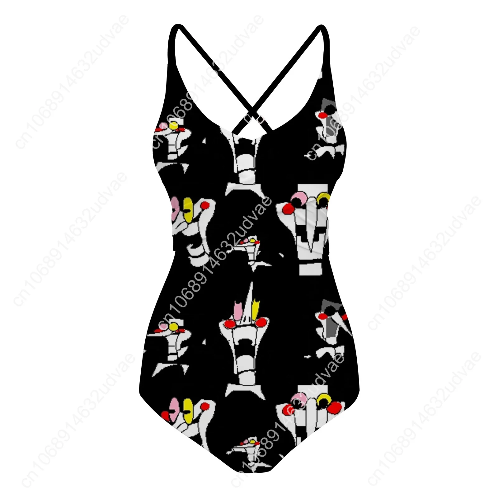 Deltarune Spamton Undertale Swimsuit Womens Sling Swimsuits Personalized Sexy Swimwear Bikini Summer Customize Bathing Suits