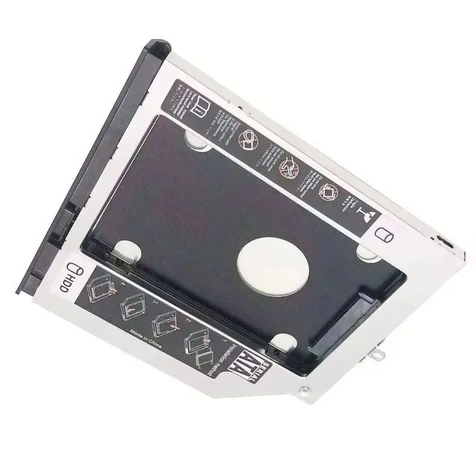 With Bezel Front Panel 2nd 2.5 Hard Drive HDD SSD Optical bay Caddy Frame Tray for Asus Y481CC Y481 X450 A450 A450V X450V F450