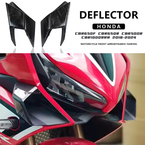 For HONDA CBR650F CBR650R CBR500R CBR1000RRR 18-24 Front Fairing Winglets Aerodynamic Wing Shell Cover Protection
