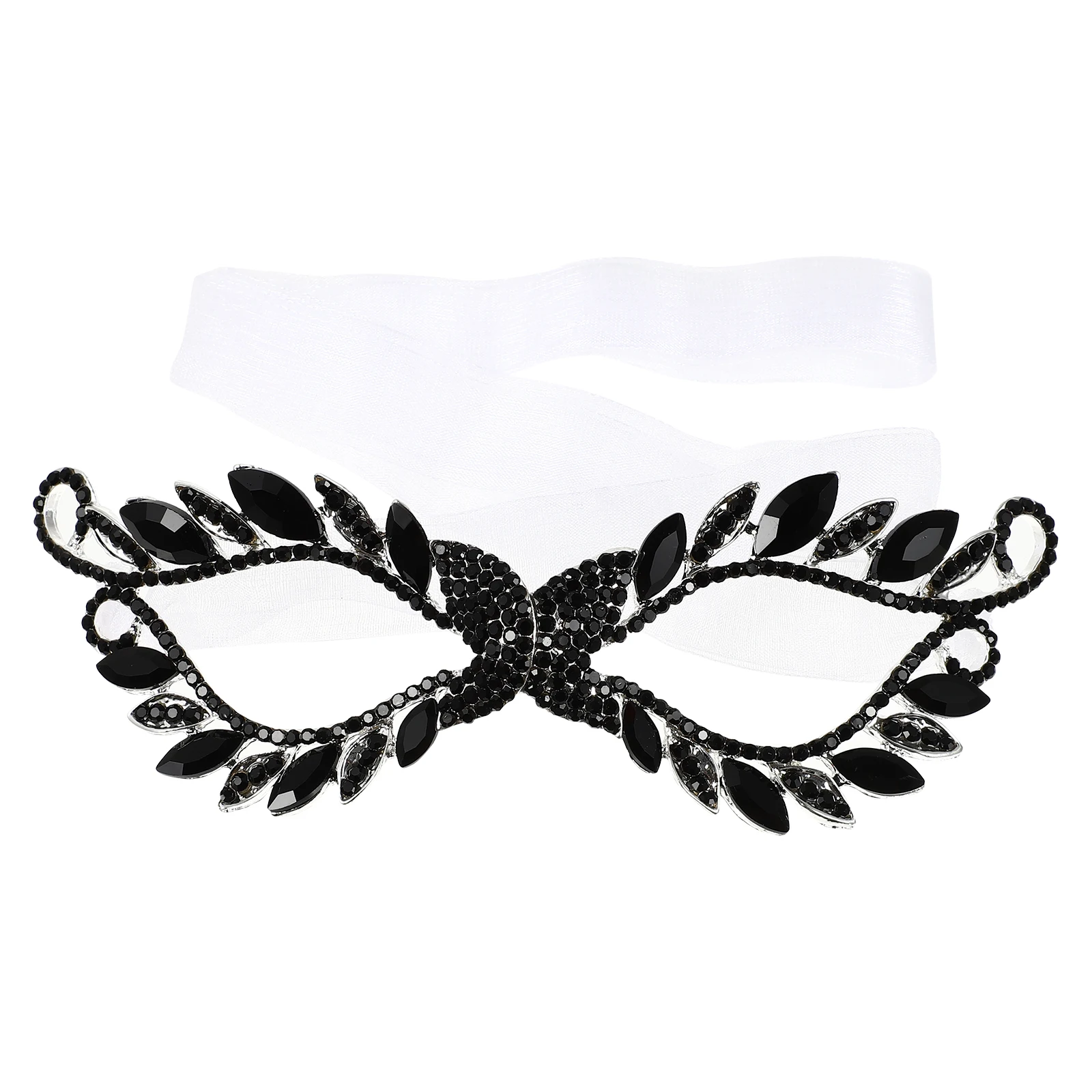 

Rhinestone Mask Masquerade Party Costume Halloween Cosplay European Style Fancy Dress Diamond Decorative Durability Long Lasting