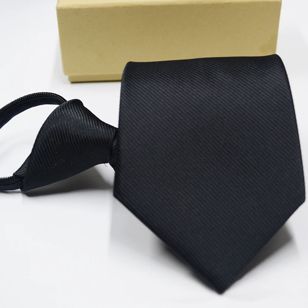 

6Cm Striped Neckties For Men For Men Business Suit Tie Lightweight Durable Elegant Easy Tie Long Lasting Gift Black