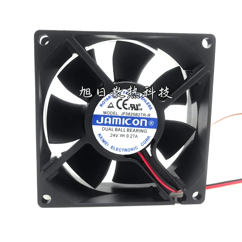 for Kaimei JAMICON 8025 8CM 24V 0.27A JF0825B2TR-R 2-wire Inverter Fan