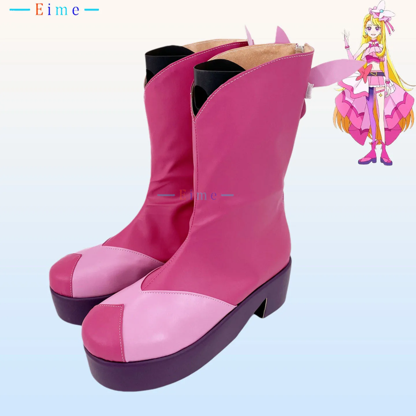 anime-precure-cure-butterfly-cosplay-shoes-halloween-pink-boots-party-pu-leahter-shoes-big-size-custom-made