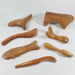 Trigeminal Massage Thai Wood Massager Body Relax Fragrant Wood Massage Gua Sha Presotherapy Tools Body Foot Reflexology Shiatsu