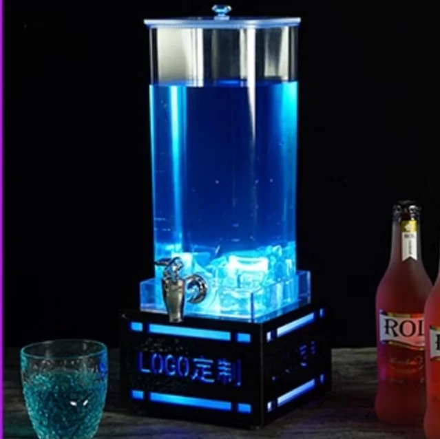 

Luminous wine cannon with faucet draught beer keg KTV bar