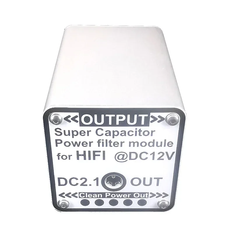 Novo filtro de potência 12v 5v 9v dc2.1 super farad capacitor filtragem para equipamentos de áudio e vídeo hifi amplificador dac