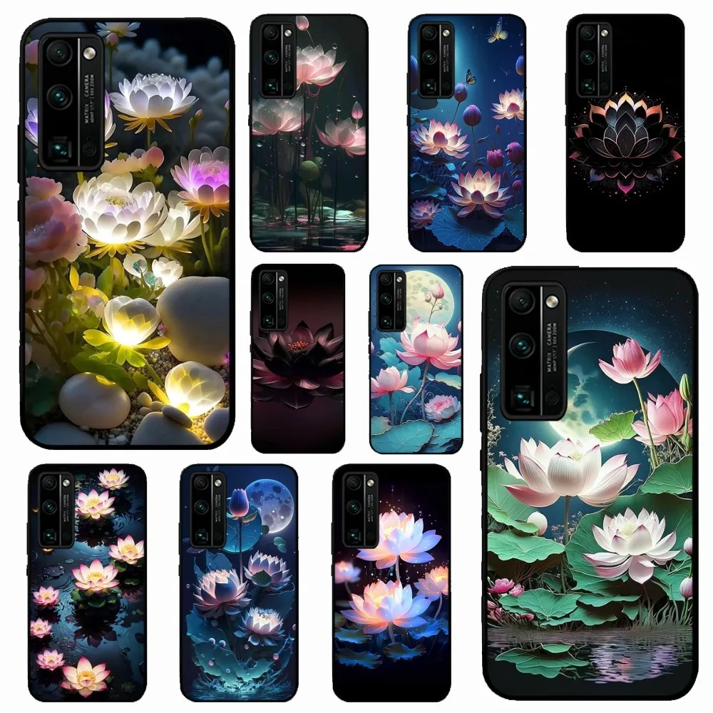 

Flower Of Life In Lotus Phone Case For Huawei Honor 10 lite 9 20 7A 9X 30 50 60 70 pro plus Soft Silicone Cover