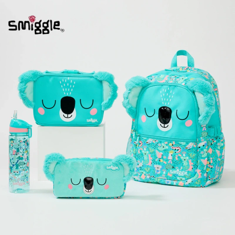 

Smiggle School Bag Children Stationery Student Pen Case Backpack 8-Color Ballpoint Pen Meal Bag Student Gift