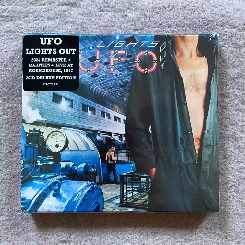 Rock Album UFO Music CD Lights Out Music Record 2pcs Box Collection for Cosplay,Compact Disc Player Walkman Car Audio Sountracks