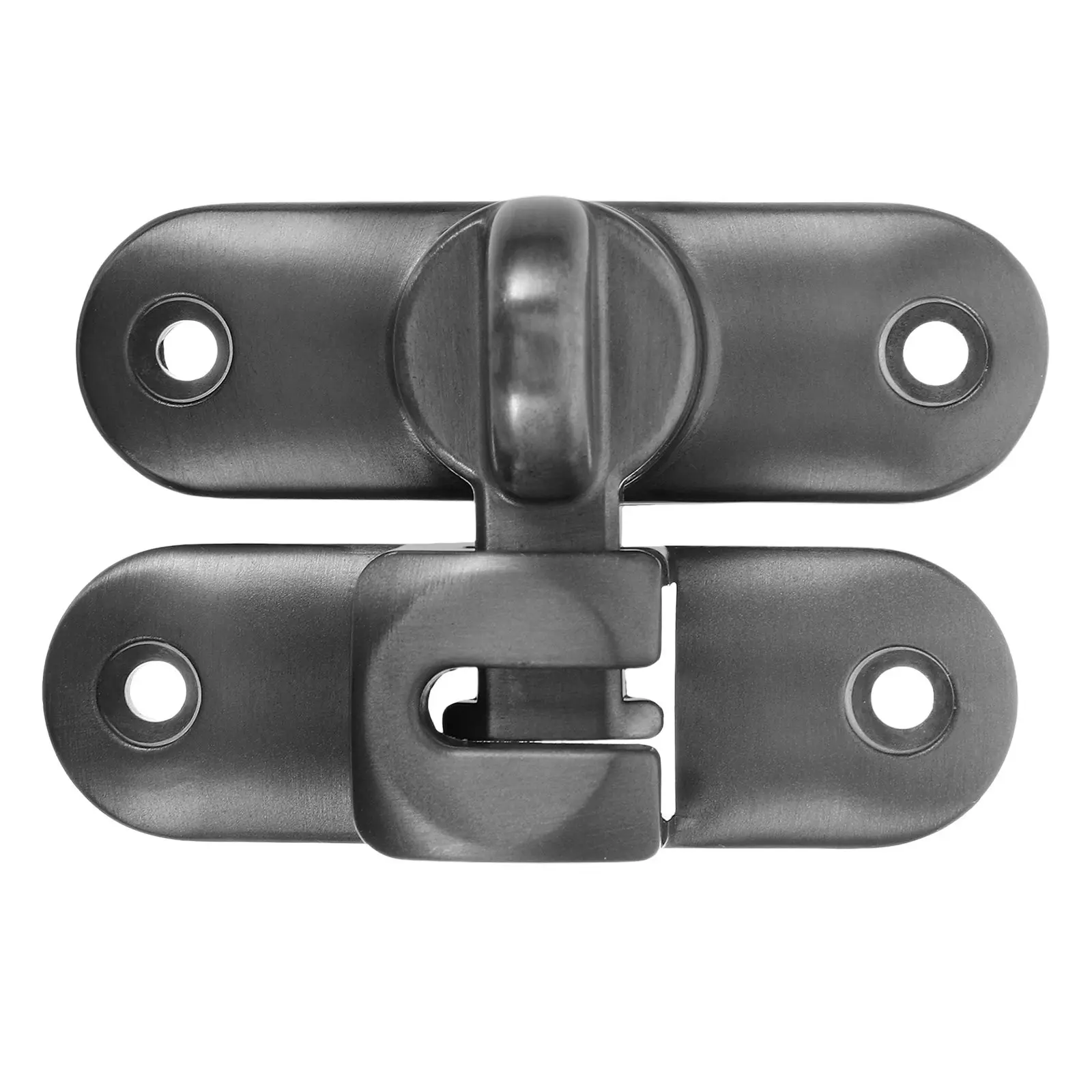 

Комплект из 1 шт. Замок-защелка для раздвижных дверей, из цинкового сплава, для внутренних и наружных дверей, защелки для фермерских ворот, сверхмощный замок безопасности