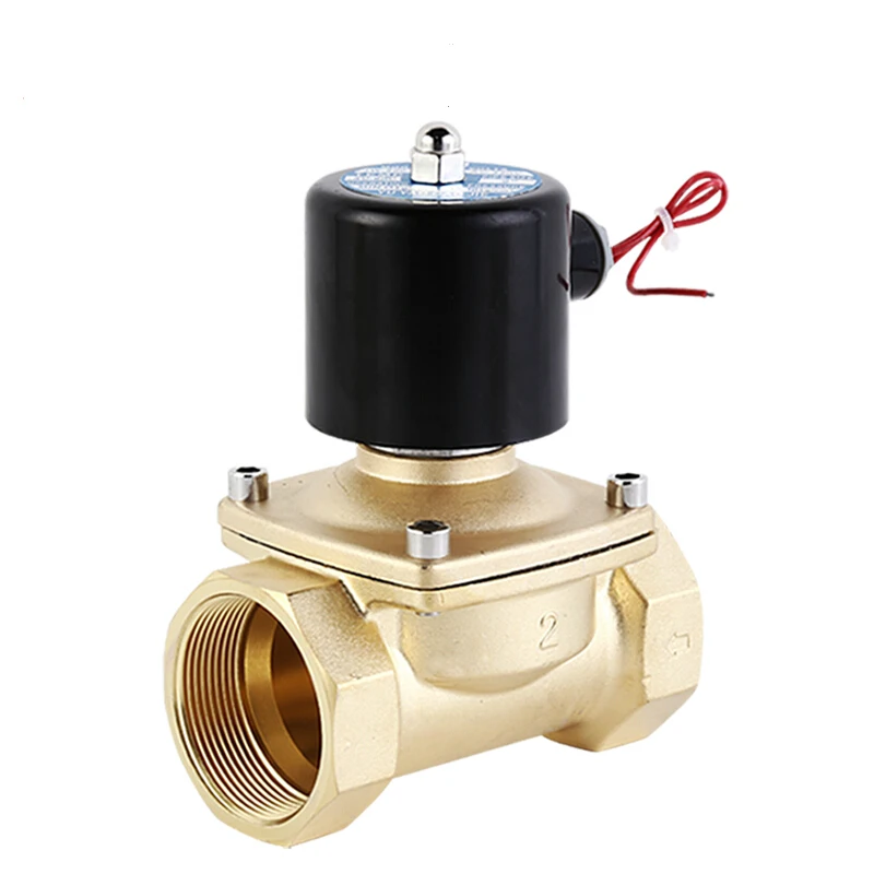 Normally Closed Electric Solenoid Valve Brass 1/2\