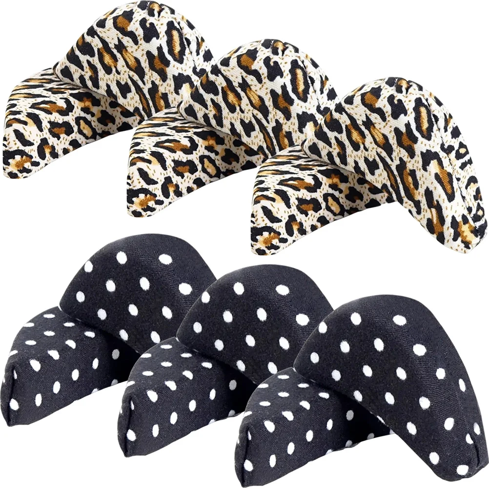 

12pcs Shoe Filler Insole Sponge Pads For High Heel Flat Sneakers Boots Women Men Toe Inserts Size Reducer Forefoot