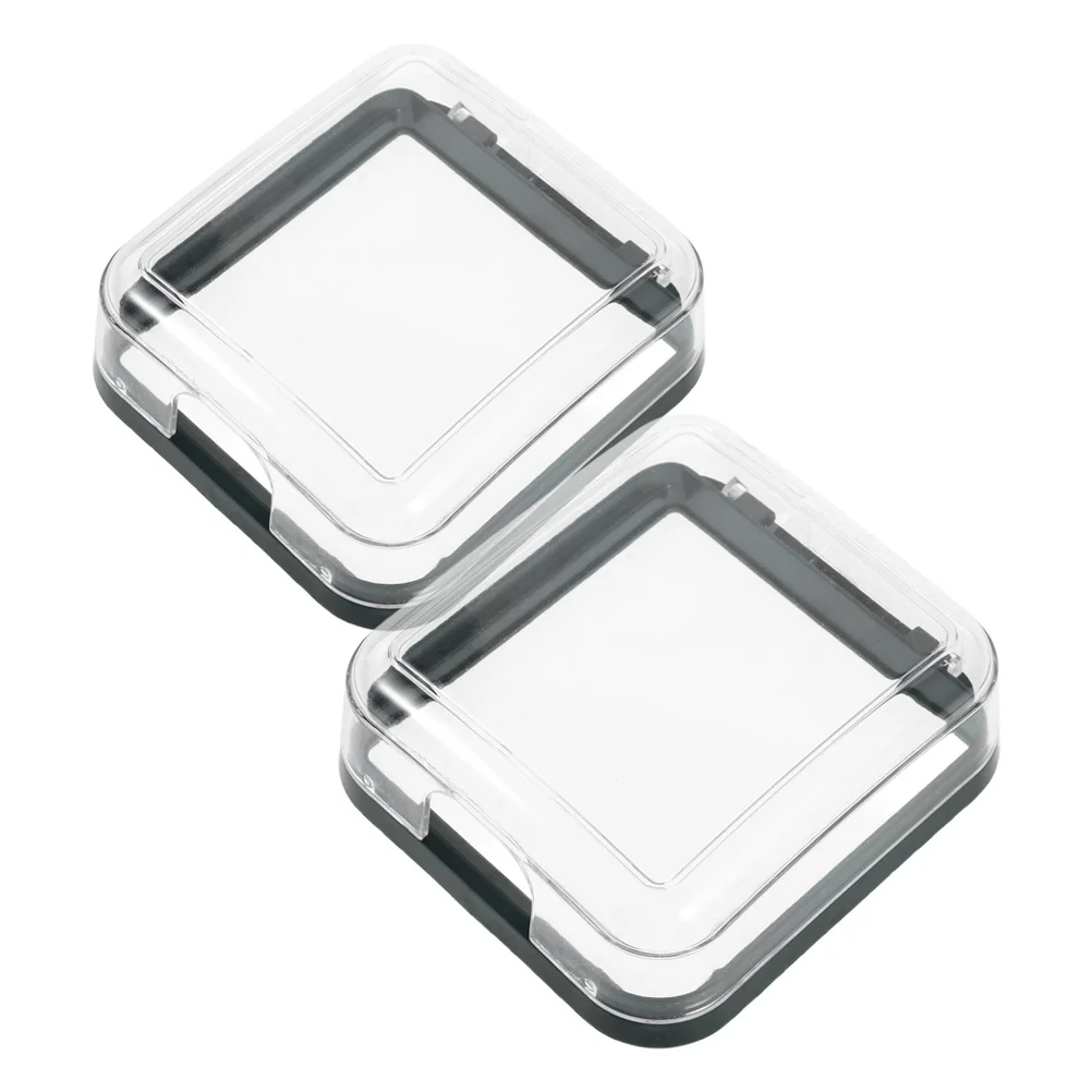 

2Pcs Waterproof Socket Cover Self-Adhesive 86-Type Splash-Proof Outlet Protector for Bathroom Kitchen Wall Electrical Outlet