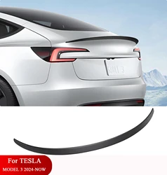 Rear Spoiler Wing Aileron for Tesla Model 3 2024 Highland OEM Performance Rear Trunk Lip Accessories (not for model 3 2017-2023)