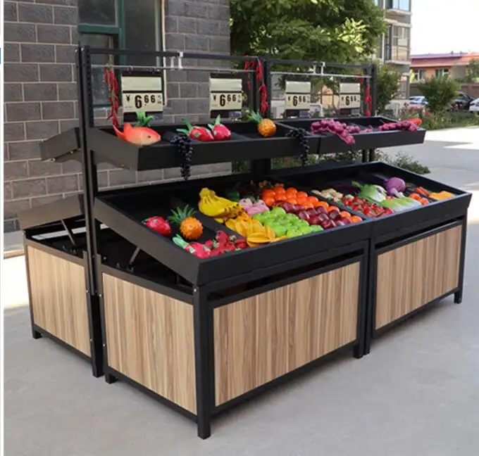 Fresh shelves supermarket vegetable and fruit shelves commercial fruit and vegetable display shelves