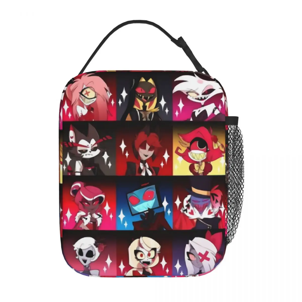 Hazbin-Isolados Térmica Lunch Bag, Reutilizável Food Container, Hotéis Aventuras, Office Bag, TV engraçado