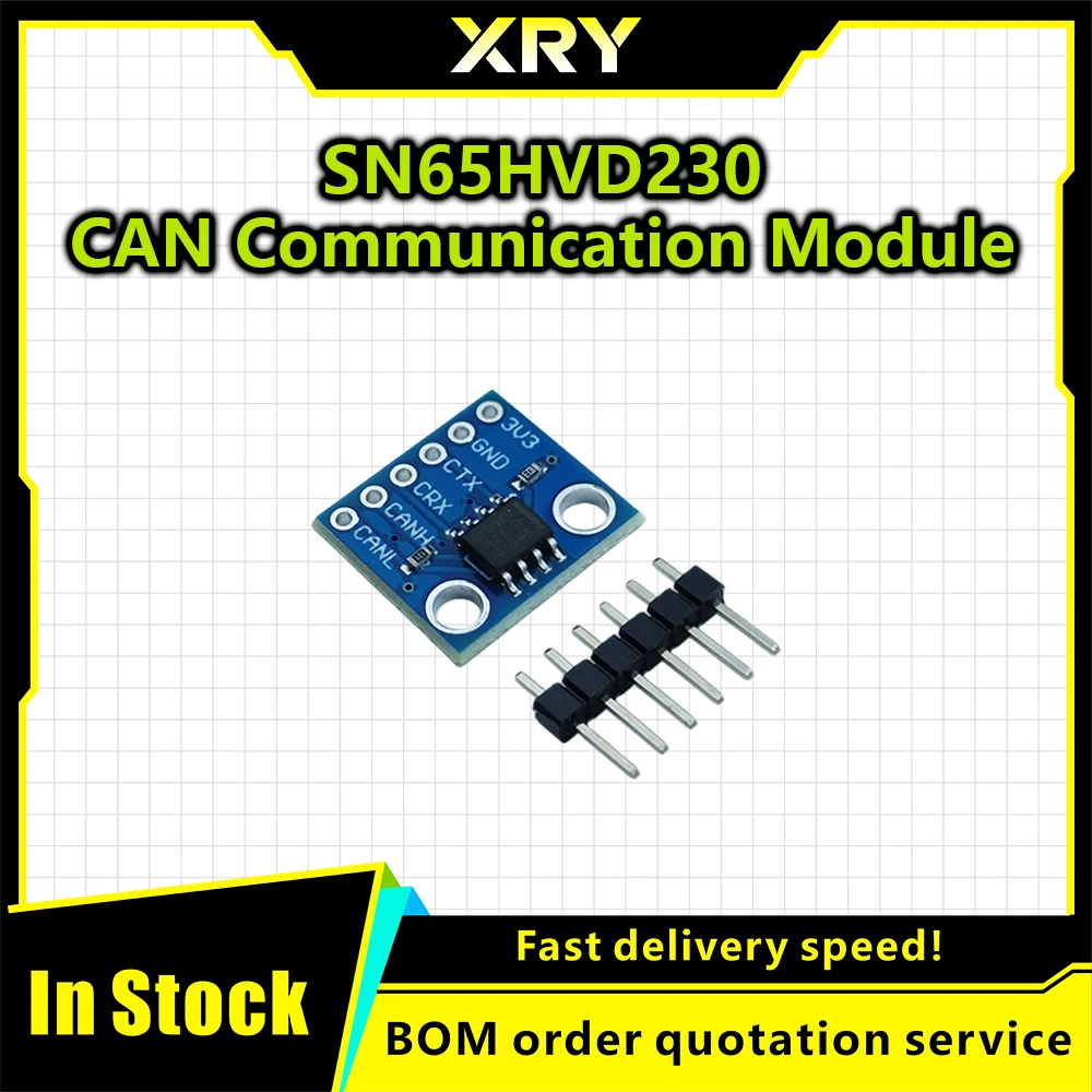XRY 1-10pcs SN65HVD230 CAN bus transceiver communication-module for arduino MCU230