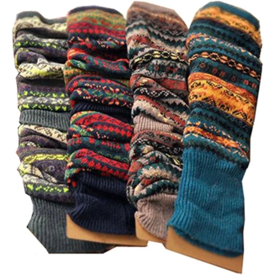 

Long Wool Boot Warmers for Women Thick Winter Leg Warmers Perfect for Outdoor Activities Cold Weather Protection and Everyday W