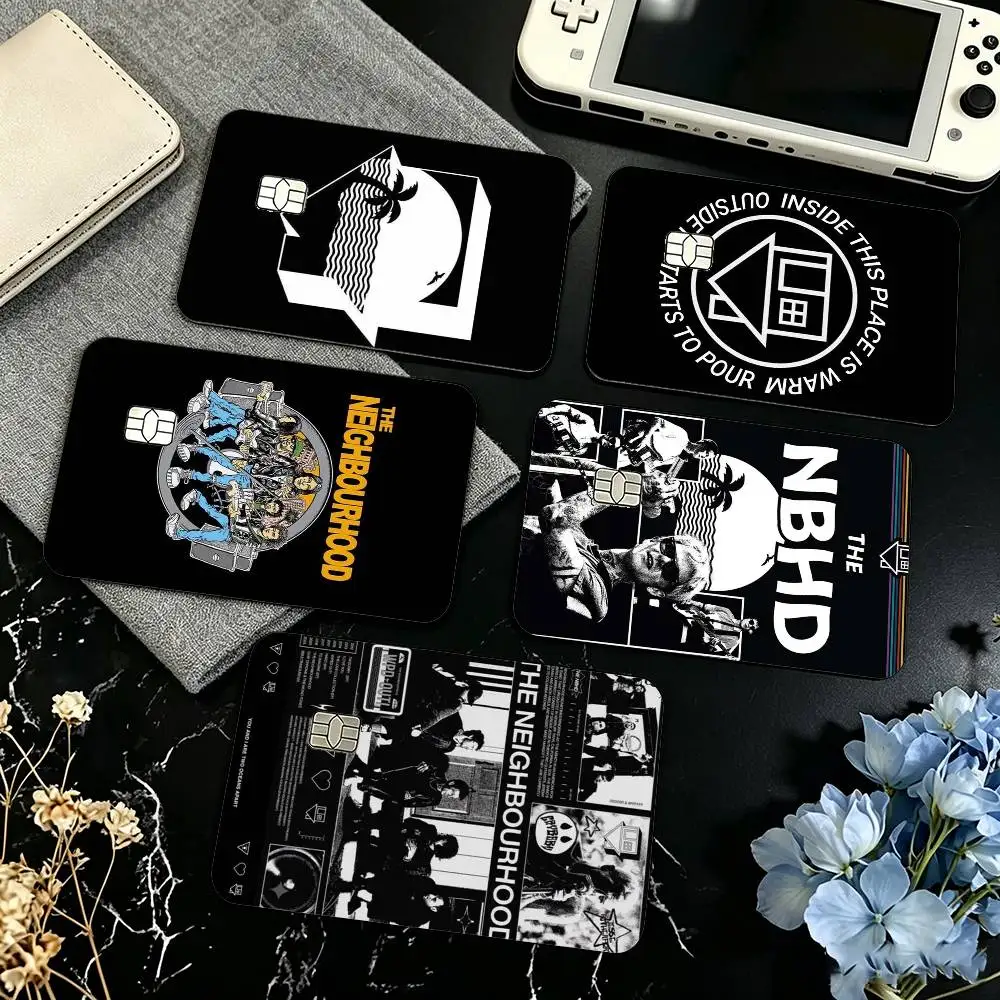 The N-Neighborhood N-NBHD Credit Card HD Stickers Game Card Decal Small Chip Waterproof Sticker Gift